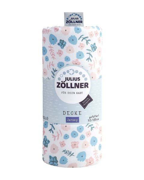 Zöllner Jerseydecke gefüttert Blümchen