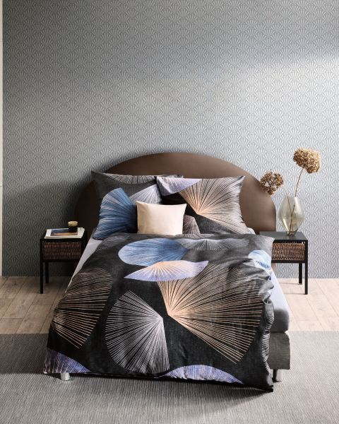 Kaeppel Mako-Satin Bettwäsche "Koya" - Schwarz