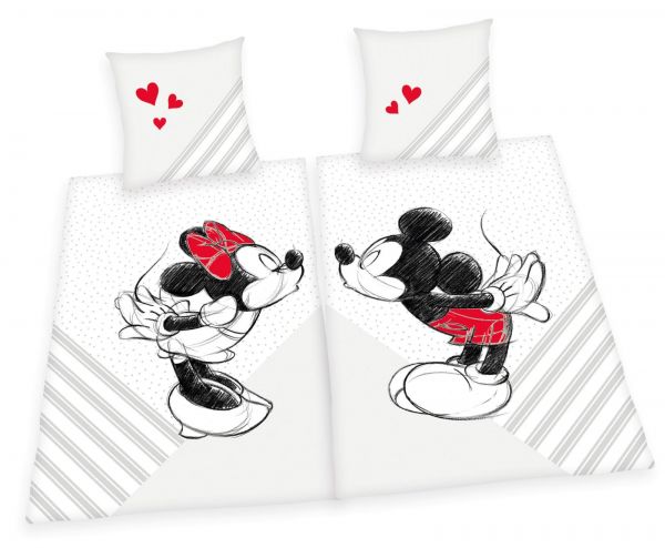 Mickey &amp; Minnie, Partner-Bettwäsche