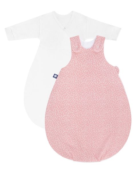 Zöllner Jersey Babyschlafsack Cosy Tiny Squares Blush