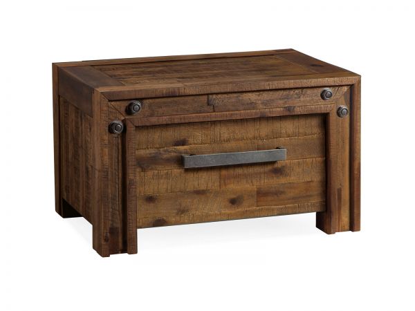 Nachttisch Rio, Akazie Vintage brown