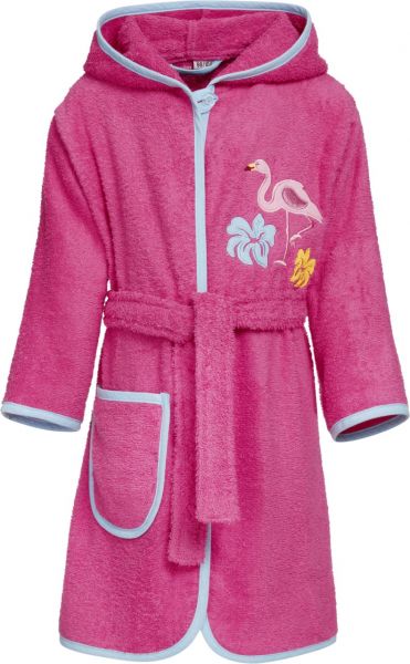 Frottee-Bademantel Flamingo 340018