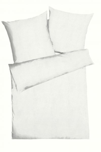 Kaeppel Musselin Bettwäsche "Uni" - Weiß
