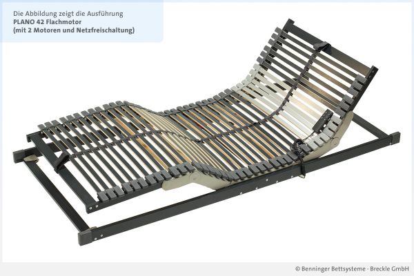 Benninger Bettsysteme Lattenrost Plano 42 Mit 2 Flachmotoren Und