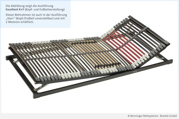Benninger Bettsysteme Lattenrost Excellent mit Kopf- und Fußteilverstellung