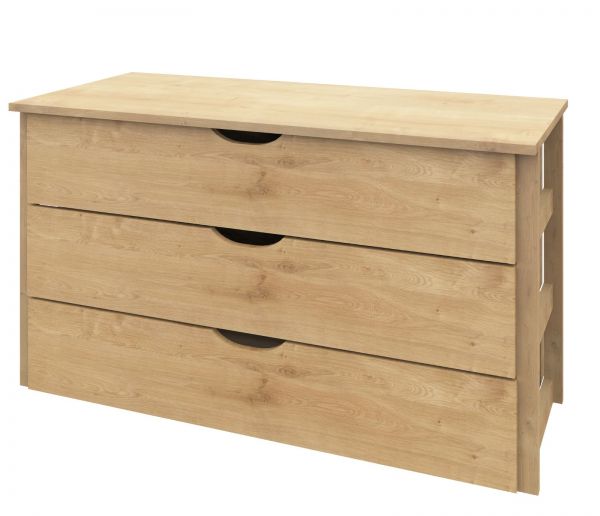 Zubehör Kleiderschrank Manhattan / Schubkastenmodul Holzfront