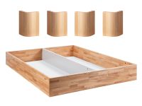 Kernbuche natur, geölt, 2 sektorig Kernbuche natur, geölt, 2 sektorig