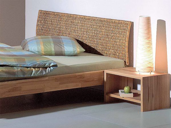 Nachttisch Varese, Kernbuche massiv, BxHxT 42 x 32 x 37 cm
