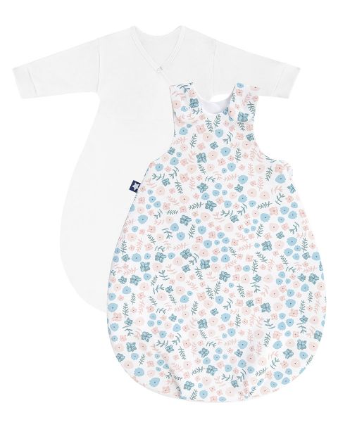 Zöllner Jersey Babyschlafsack Cosy Blümchen