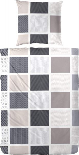 Prinz Exklusiv Soft-Jersey Bettwäsche Karo 233018