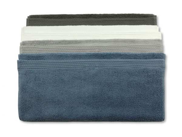Blau, Mittelgrau, Weiß, Anthrazit