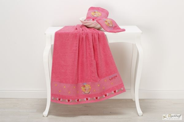 Dyckhoff Kinderfrottierserie Waschhandschuh Lillifee, Pink 17 x 23 cm