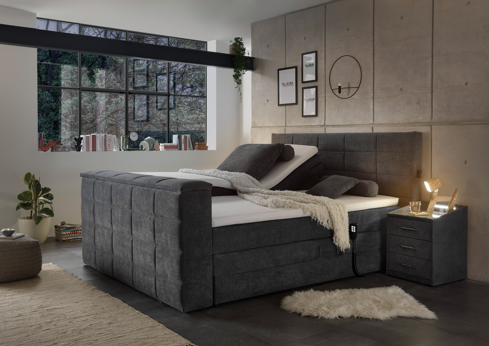 Denver 3 Mit Motor Boxspringbetten Betten Schlafzimmer Mobel Betten Prinz Gmbh