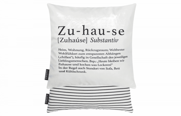 Kissen &quot;Zuhause&quot;